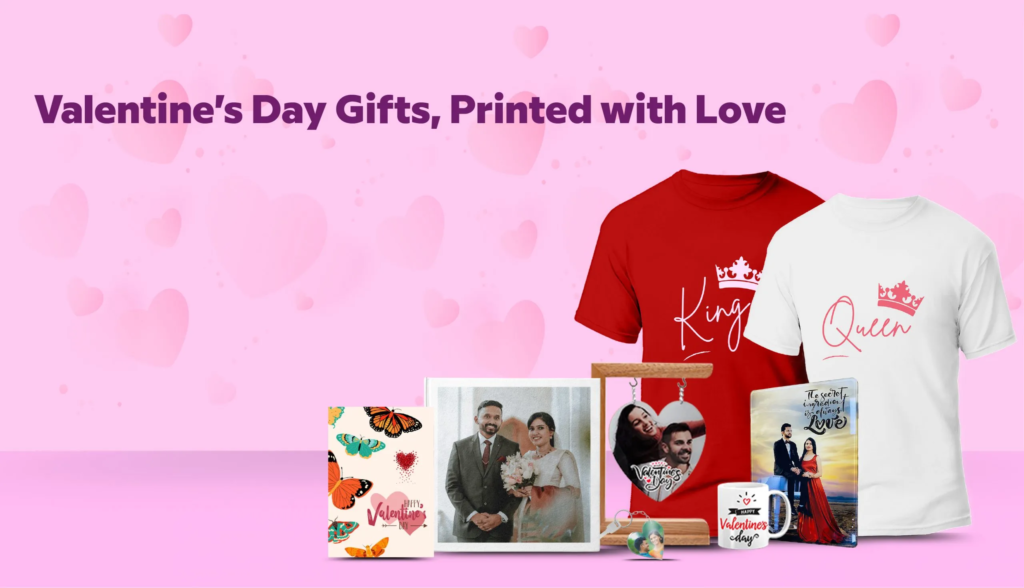 Valentine’s Day Gifts, Printed with Love